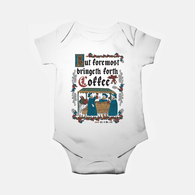 But First Coffee Medieval Style-Baby-Basic-Onesie-Nemons