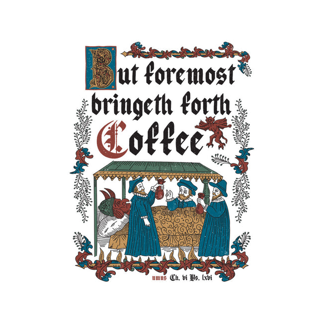 But First Coffee Medieval Style-Unisex-Baseball-Tee-Nemons