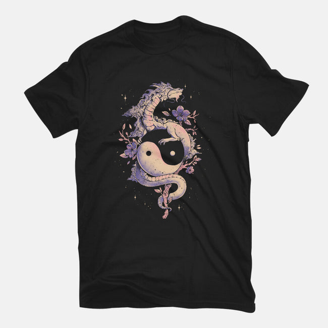 Dragon Flower-Mens-Basic-Tee-eduely