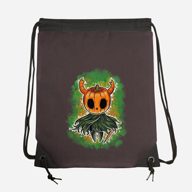 Pumpkin Knight-None-Drawstring-Bag-nickzzarto