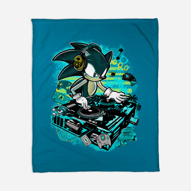 Speedin And Spinnin-None-Fleece-Blanket-sonicdude242