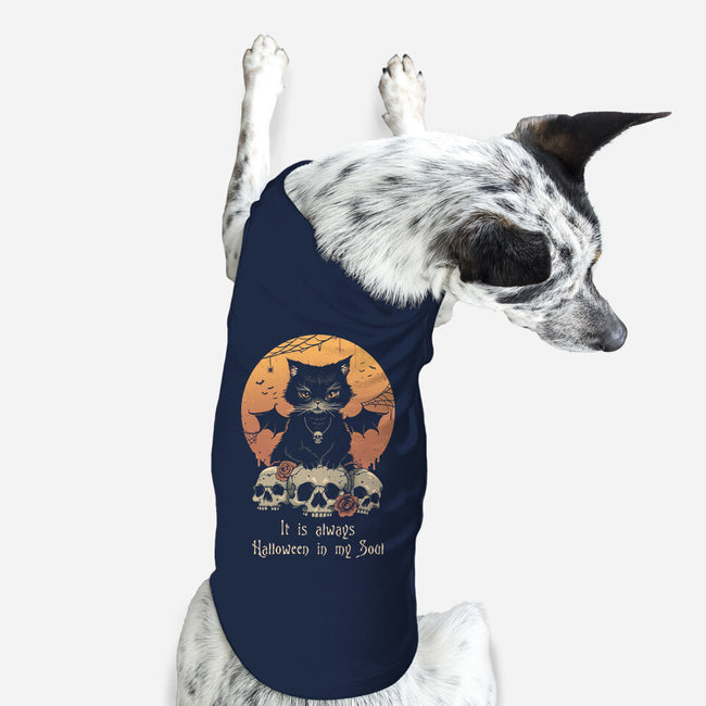 Halloween In My Soul-Dog-Basic-Pet Tank-vp021