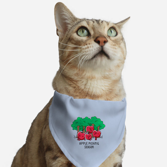 Apple Picking-Cat-Adjustable-Pet Collar-Made With Awesome