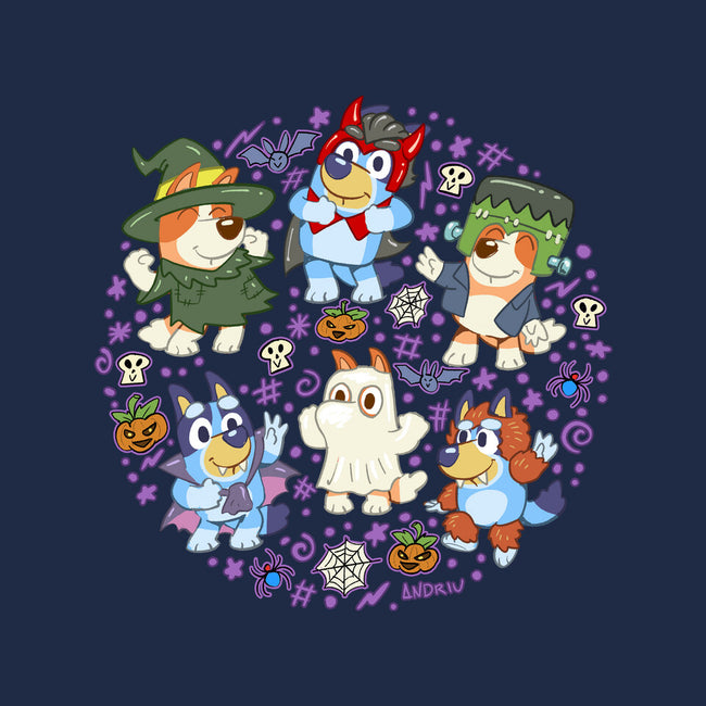 Halloweentime Dogs-None-Fleece-Blanket-Andriu