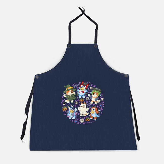 Halloweentime Dogs-Unisex-Kitchen-Apron-Andriu