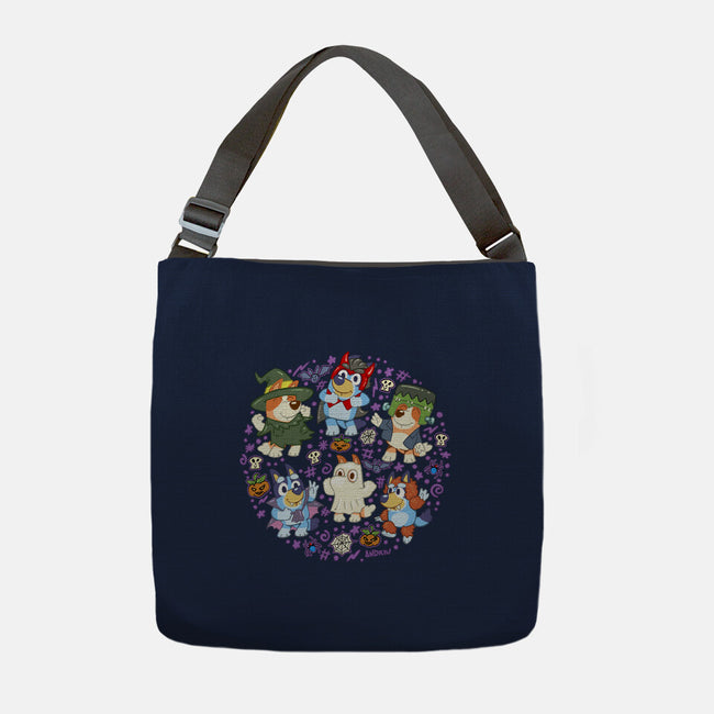 Halloweentime Dogs-None-Adjustable Tote-Bag-Andriu