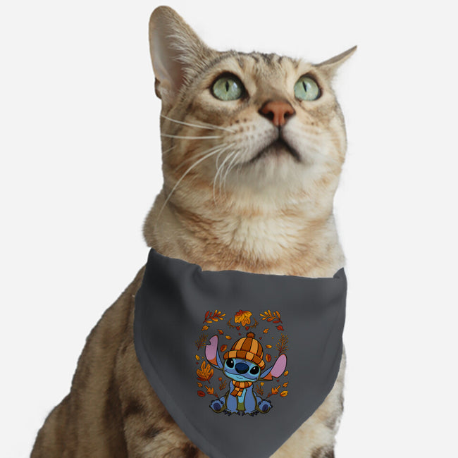 Fall Stitch-Cat-Adjustable-Pet Collar-JamesQJO