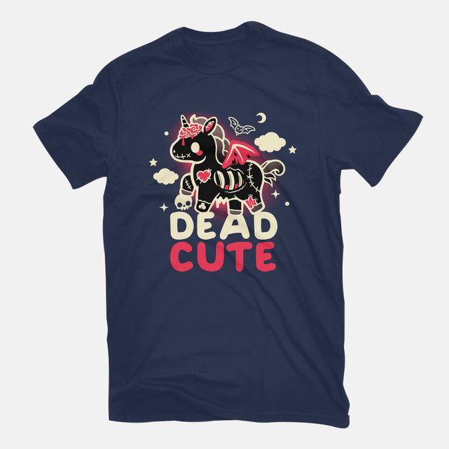 Dead Cute Unicorn-Unisex-Basic-Tee-NemiMakeit