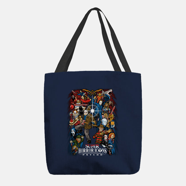 Super Horror Icons-None-Basic Tote-Bag-PrimePremne