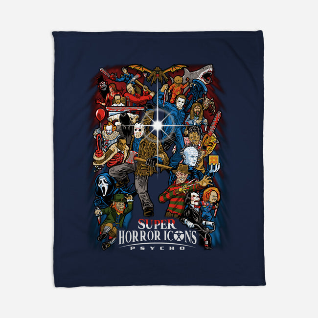 Super Horror Icons-None-Fleece-Blanket-PrimePremne