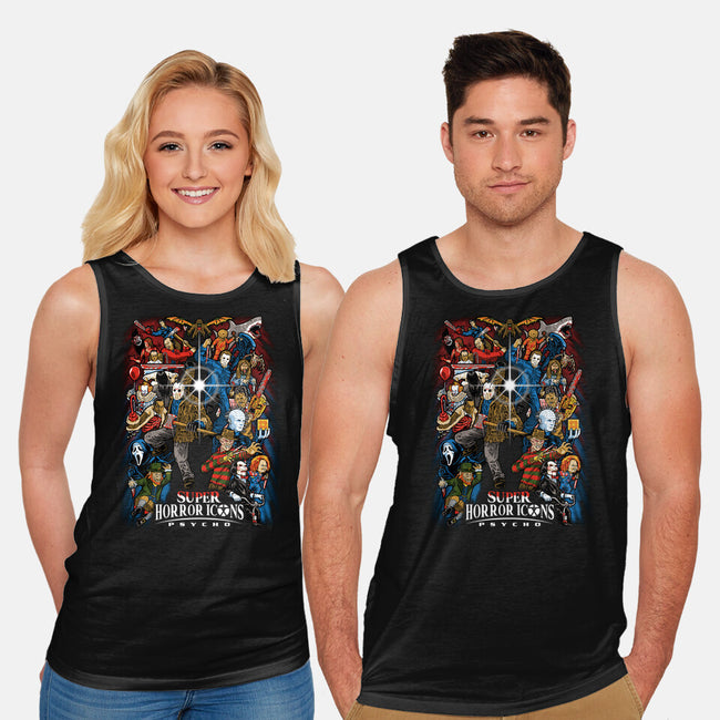 Super Horror Icons-Unisex-Basic-Tank-PrimePremne