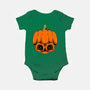 The Pumpkin Skull-Baby-Basic-Onesie-Alundrart