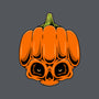 The Pumpkin Skull-None-Indoor-Rug-Alundrart