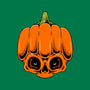 The Pumpkin Skull-None-Stretched-Canvas-Alundrart