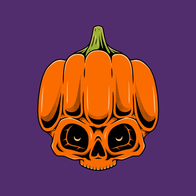 The Pumpkin Skull-None-Stretched-Canvas-Alundrart