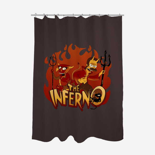 The Inferno-None-Polyester-Shower Curtain-Spedy93