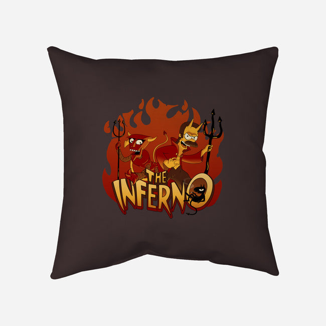 The Inferno-None-Removable Cover-Throw Pillow-Spedy93