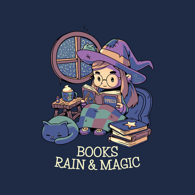 Books Rain And Magic-None-Glossy-Sticker-Geekydog