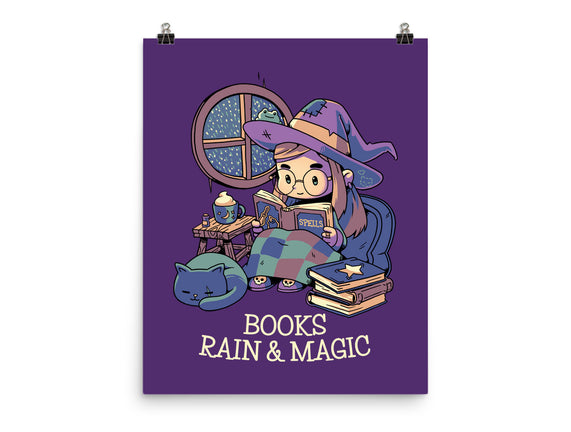 Books Rain And Magic