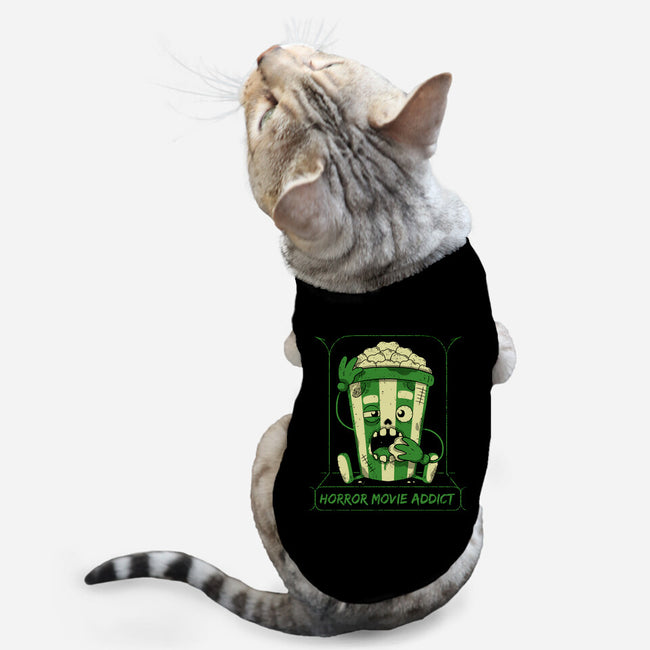 Horror Movie Addict-Cat-Basic-Pet Tank-danielmorris1993