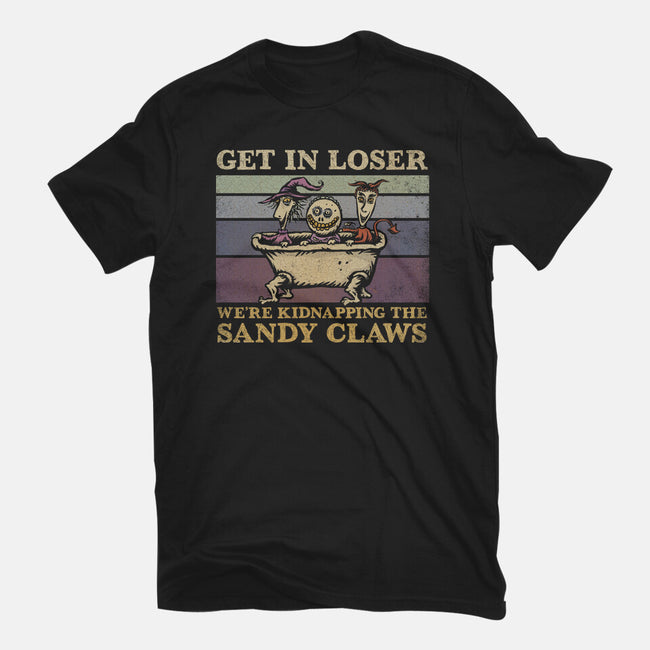 We're Kidnapping The Sandy Claws-Mens-Premium-Tee-kg07