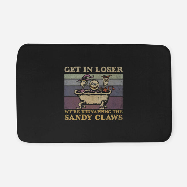 We're Kidnapping The Sandy Claws-None-Memory Foam-Bath Mat-kg07