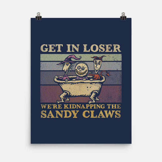 We're Kidnapping The Sandy Claws-None-Matte-Poster-kg07