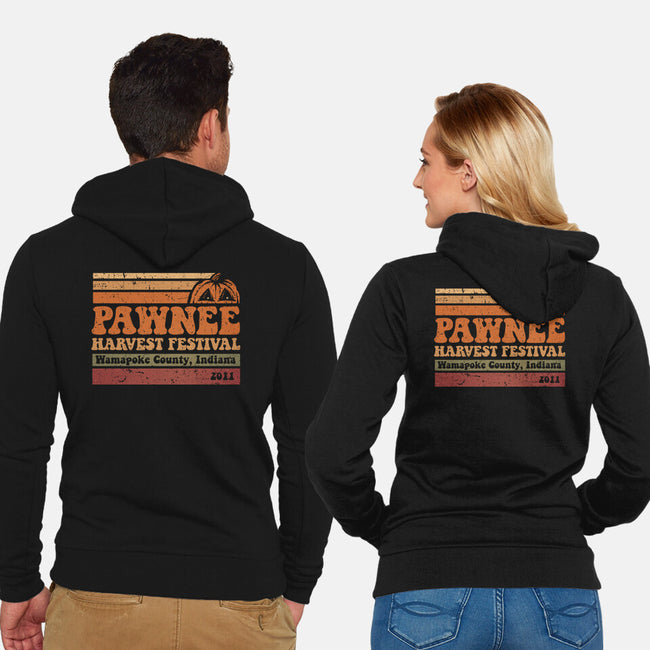 Pawnee Harvest Festival-Unisex-Zip-Up-Sweatshirt-kg07