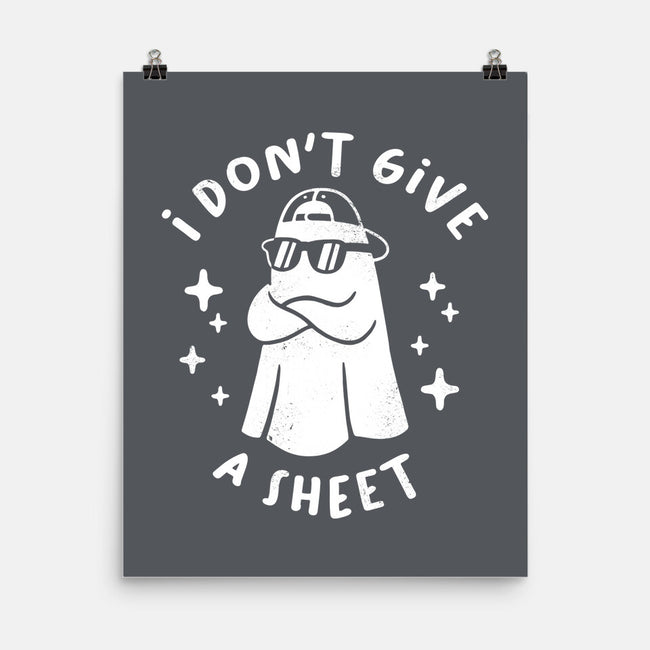 Don't Give A Sheet-None-Matte-Poster-paulagarcia