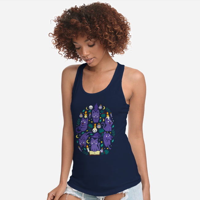 Magic Spell Cat-Womens-Racerback-Tank-Vallina84