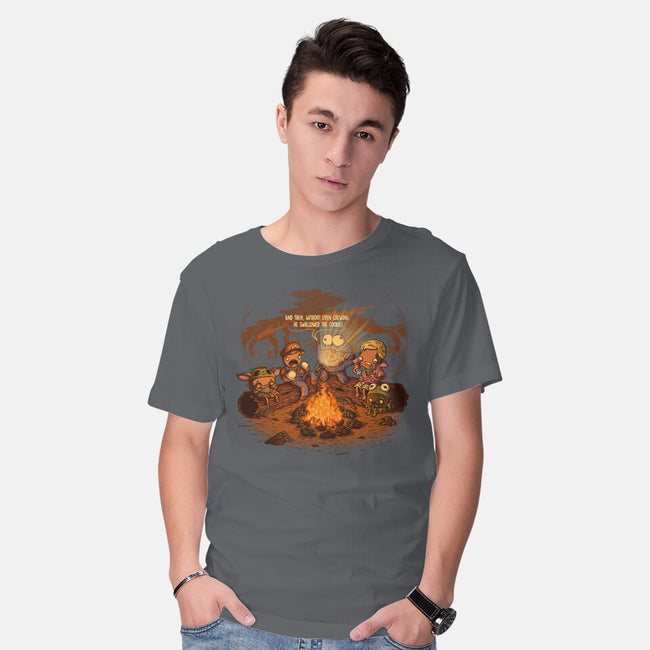 Cookie Monster Tales-Mens-Basic-Tee-TonyCenteno