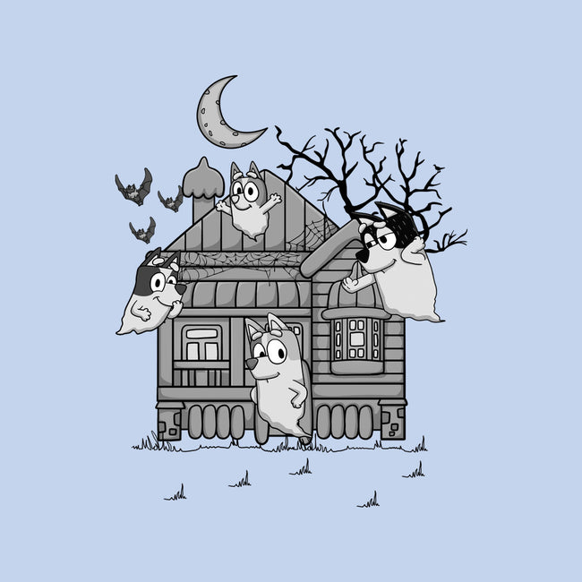 Bluey Haunted House-Unisex-Pullover-Sweatshirt-JamesQJO