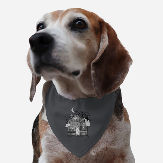 Bluey Haunted House-Dog-Adjustable-Pet Collar-JamesQJO