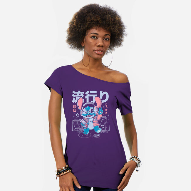 Experiment The Beat-Womens-Off Shoulder-Tee-Arigatees