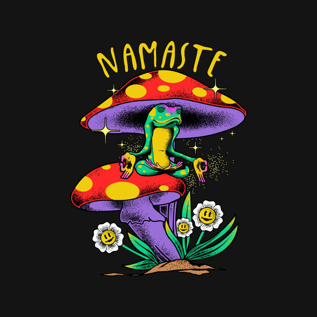 Namaste Meditation-None-Glossy-Sticker-heydale