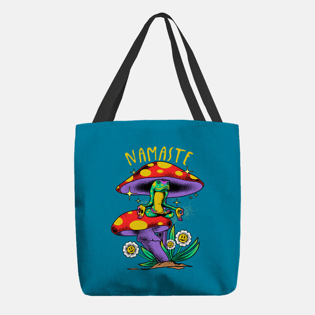 Namaste Meditation-None-Basic Tote-Bag-heydale