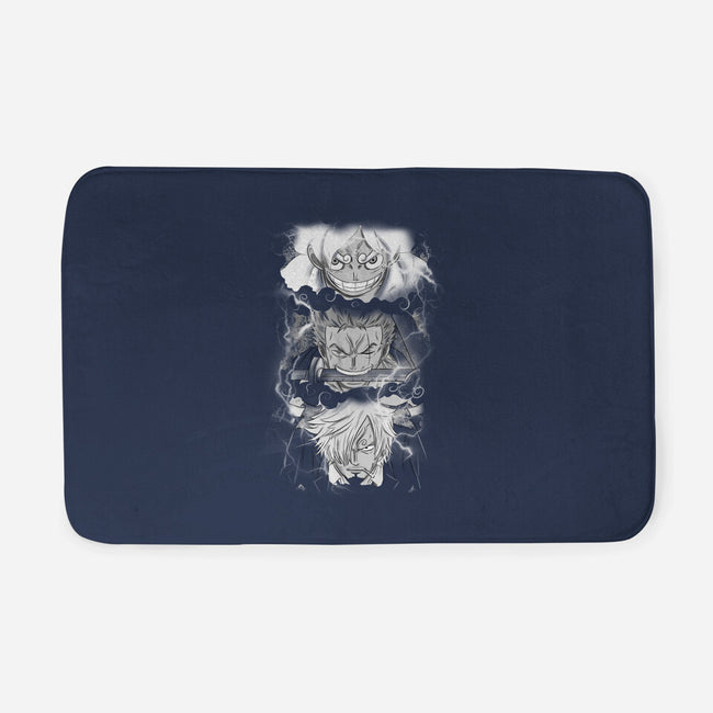 The Monster Trio-None-Memory Foam-Bath Mat-fanfabio