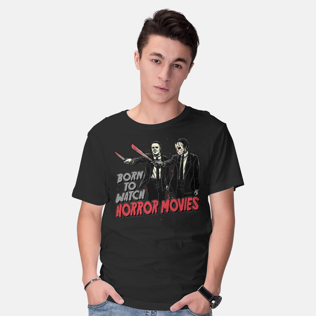 Horror Duo-Mens-Basic-Tee-momma_gorilla