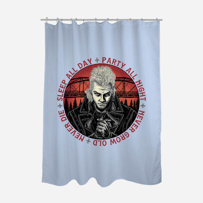 Never Die-None-Polyester-Shower Curtain-momma_gorilla