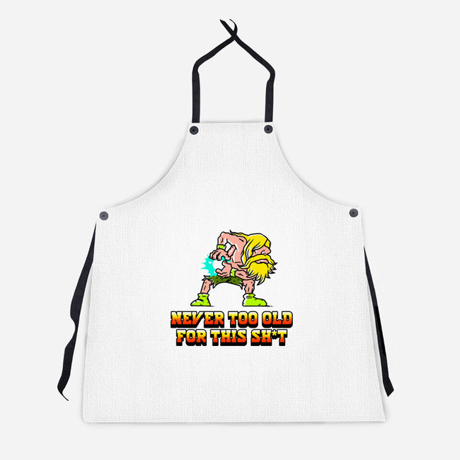 Never Too Old-Unisex-Kitchen-Apron-naomori