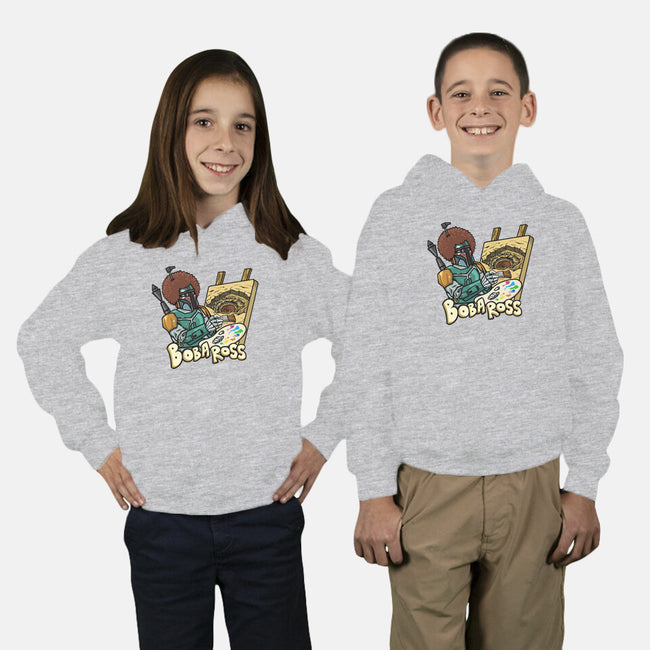 Bob-A-Ross-Youth-Pullover-Sweatshirt-ugurbs