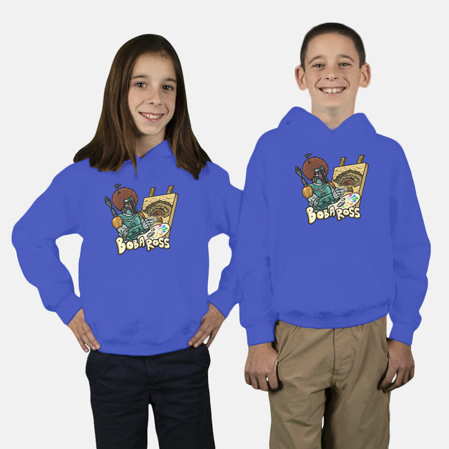 Bob-A-Ross-Youth-Pullover-Sweatshirt-ugurbs