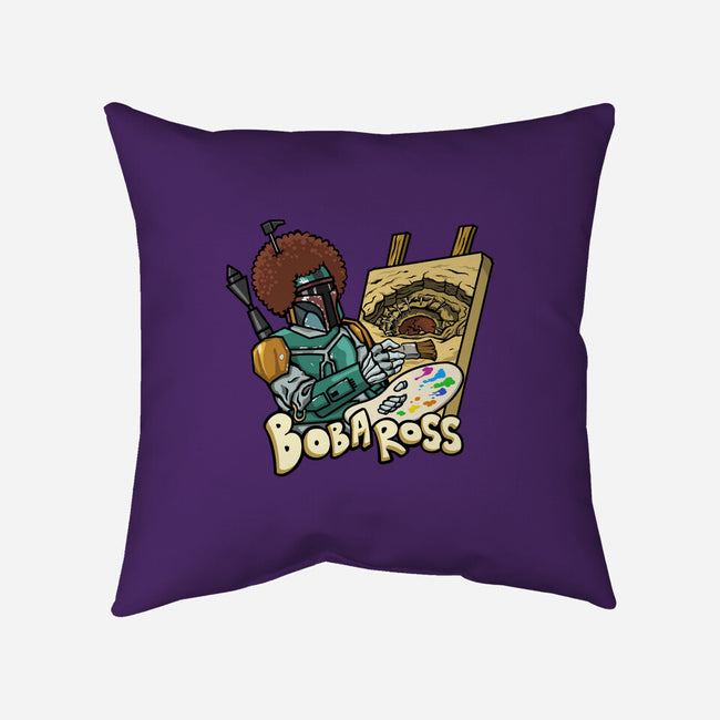 Bob-A-Ross-None-Removable Cover w Insert-Throw Pillow-ugurbs