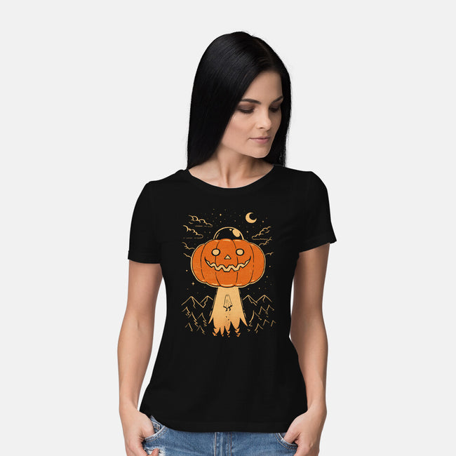 I Believe In Halloween-Womens-Basic-Tee-dfonseca