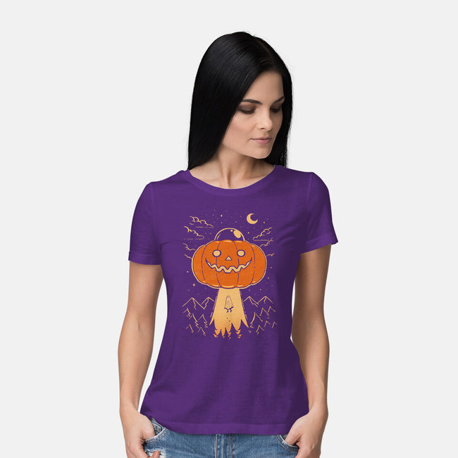 I Believe In Halloween-Womens-Basic-Tee-dfonseca