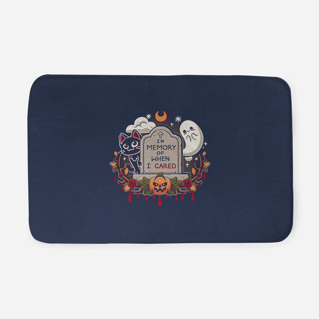 In Memory Of When I Cared-None-Memory Foam-Bath Mat-Zaia Bloom