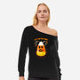 Here For The Candy-Womens-Off Shoulder-Sweatshirt-palmstreet