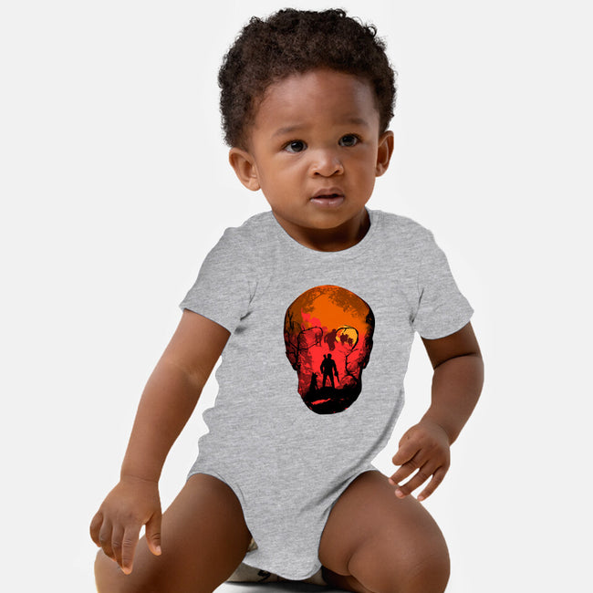 Evil Dead Fight-Baby-Basic-Onesie-heydale