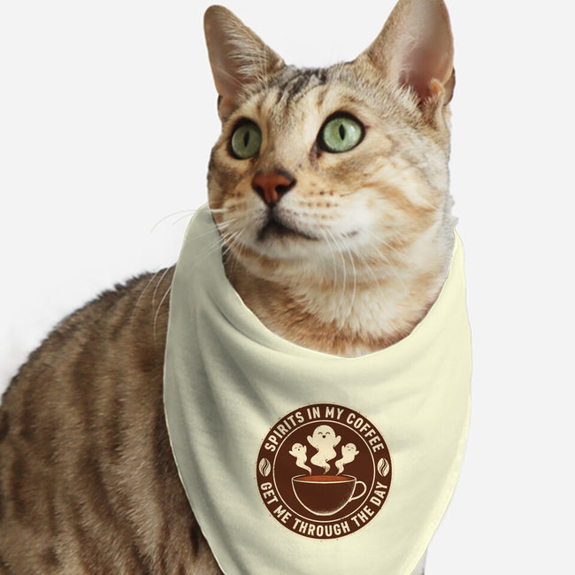 Spirits In My Coffee-Cat-Bandana-Pet Collar-danielmorris1993