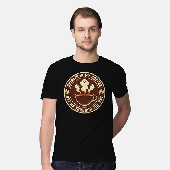 Spirits In My Coffee-Mens-Premium-Tee-danielmorris1993